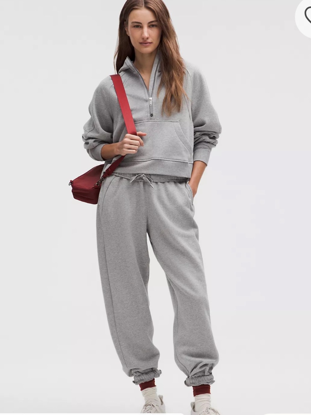 Lululemon oversized scuba half zip